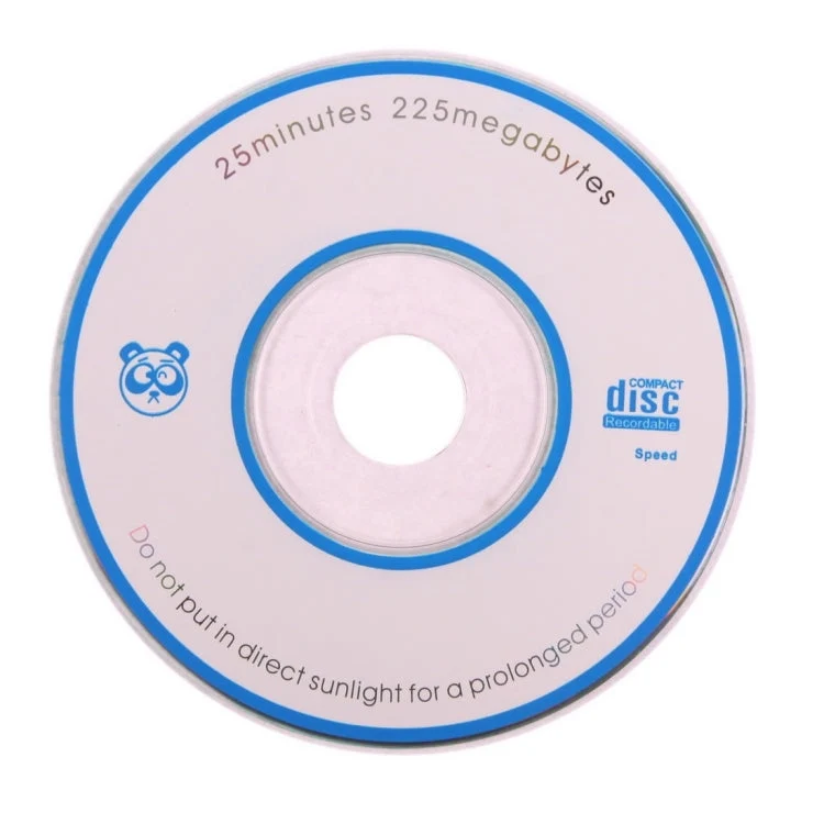 Skanto Skanto | 8cm Leere Mini CD-R, 225MB/25min, 100 Stück pro Packung, Preis gilt für 100 Stück