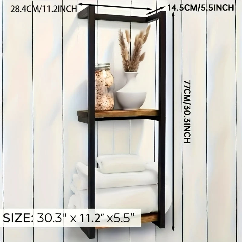 TowelSpace™ | Zweistufiger Wand-Handtuchhalter aus Edelstahl