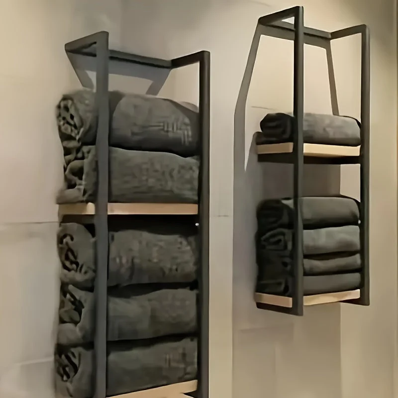 TowelSpace™ | Zweistufiger Wand-Handtuchhalter aus Edelstahl