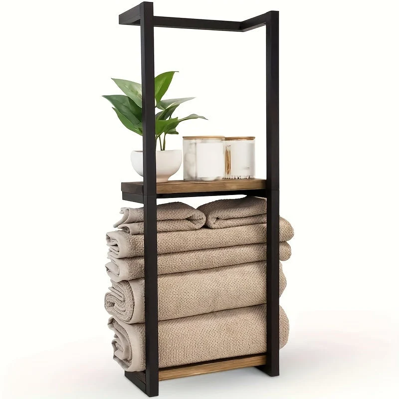 TowelSpace™ | Zweistufiger Wand-Handtuchhalter aus Edelstahl