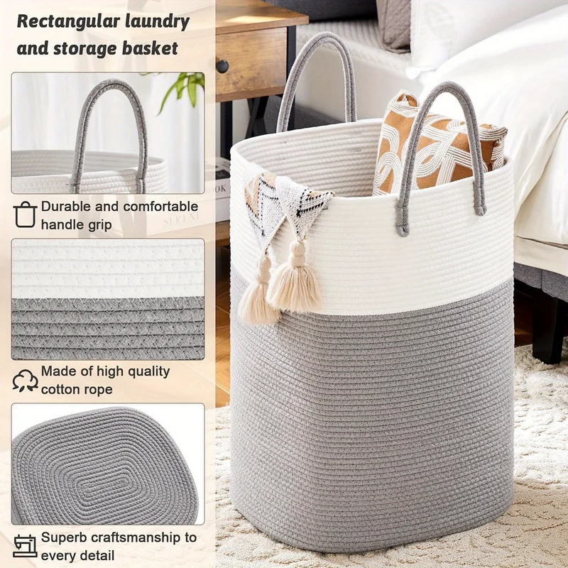 HomeBasket™ | Extra großer Wäschekorb bis 100 L