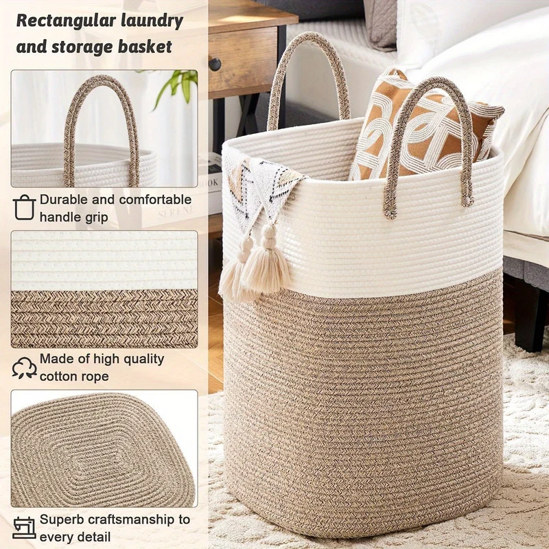HomeBasket™ | Extra großer Wäschekorb bis 100 L