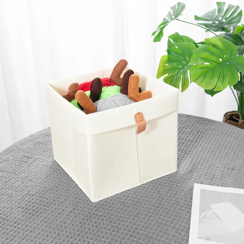 Feltora™ | Stilvolle Filz-Aufbewahrungsbox mit Deckel
