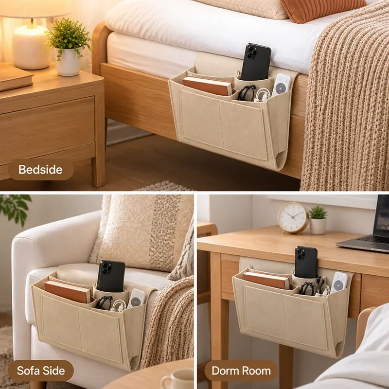 BettOrdnung™ | Hänge-Organizer für Bett & Sofa