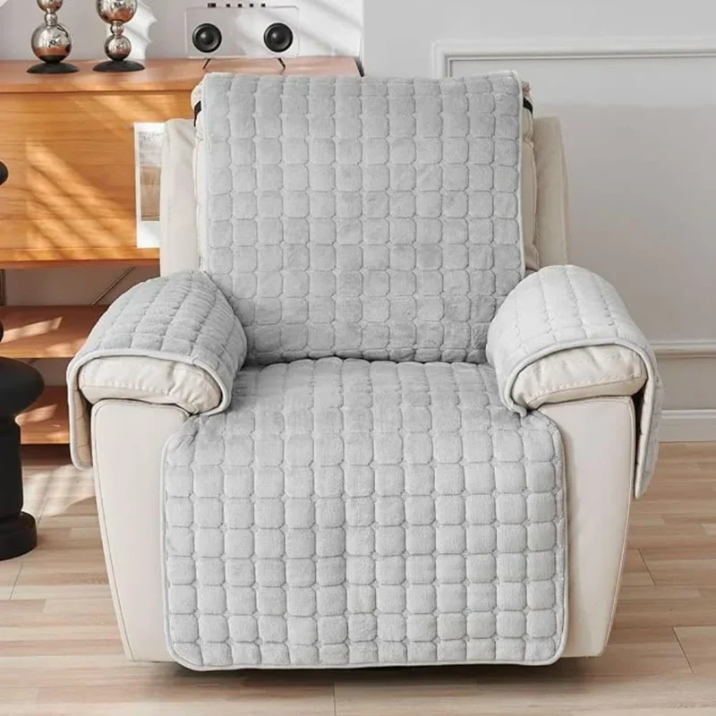 CozyGuard™ | Gesteppter Sesselbezug mit Seitentasche