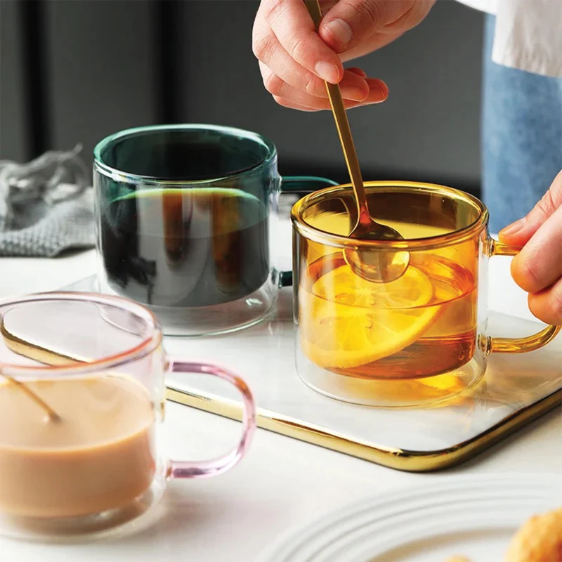 Skanto | DoublyMug | Getönter Glasbecher für Heißgetränke