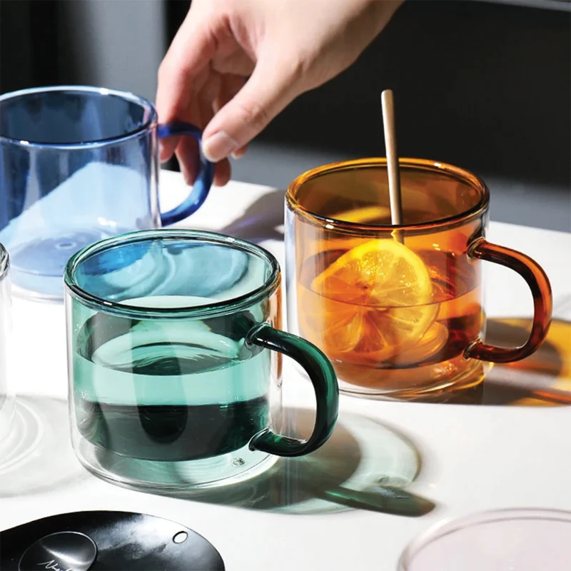 Skanto | DoublyMug | Getönter Glasbecher für Heißgetränke