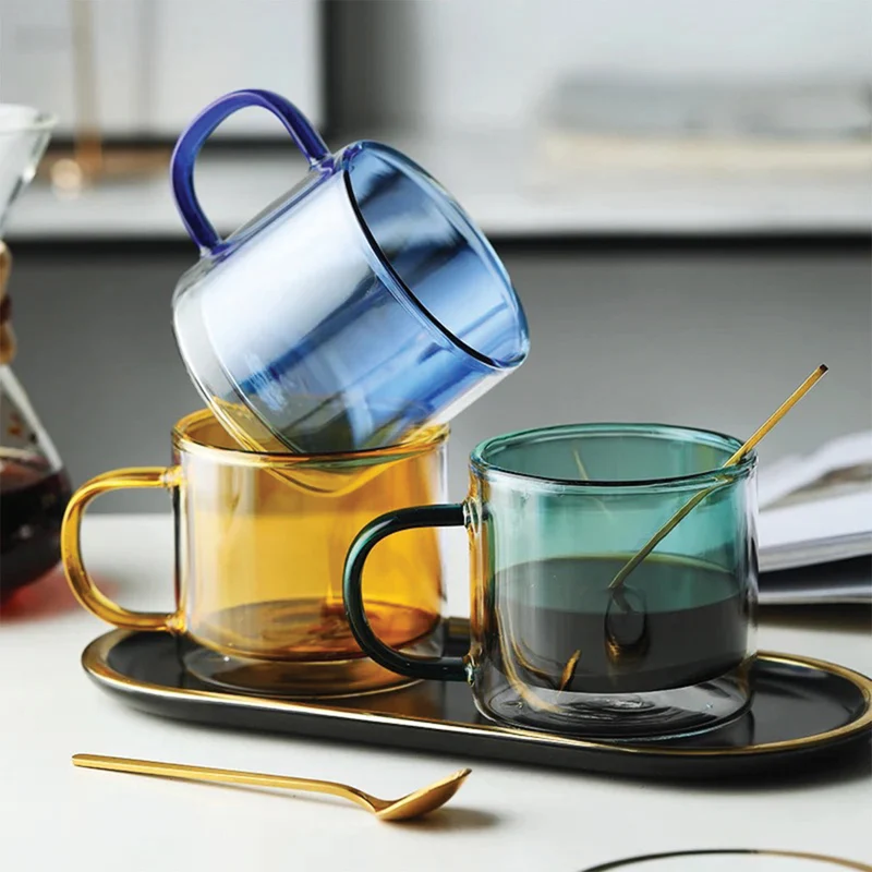 Skanto | DoublyMug | Getönter Glasbecher für Heißgetränke