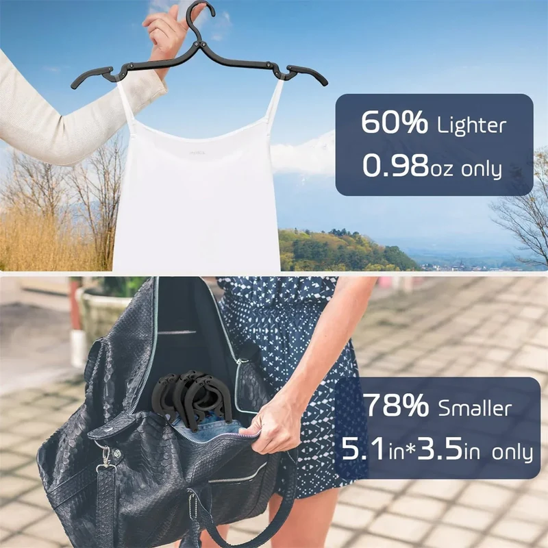 TravelHang™ | Klappbare Reise-Kleiderbügel (10er-Set)