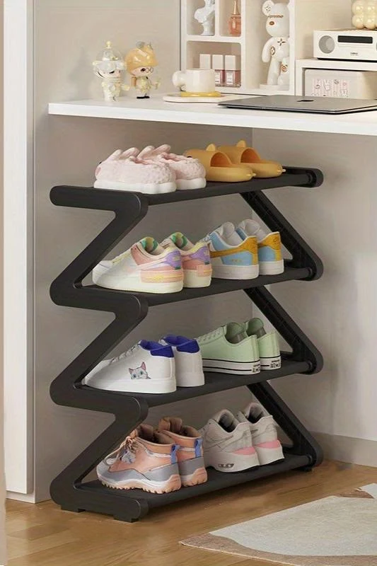 ClearStep™ | Platzsparendes Schuhregal (4 Ebenen)