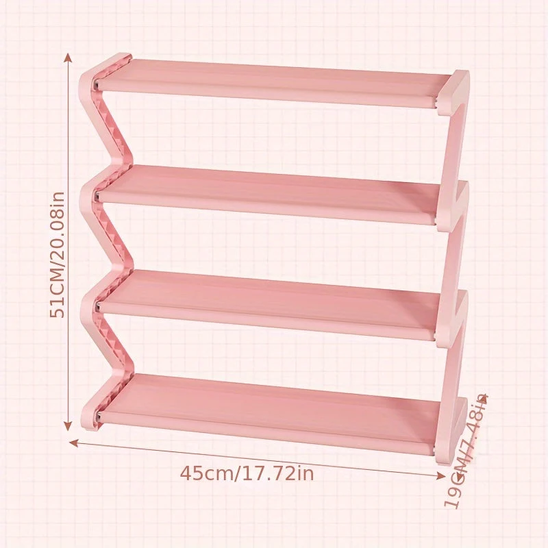 ClearStep™ | Platzsparendes Schuhregal (4 Ebenen)
