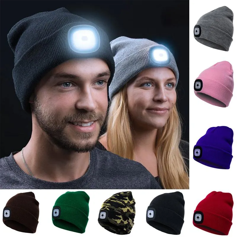 Skanto | Beanie-Mütze mit abnehmbarer LED-Stirnlampe