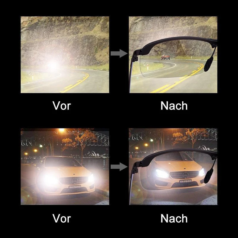 Skanto | Klugeule Automatisch farbwechselnde Polaroid-Brille