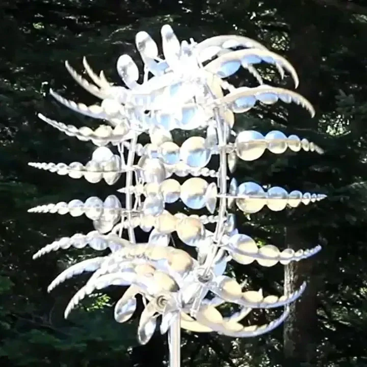 Skanto | Magisches und einzigartiges kinetisches Windrad aus Metall