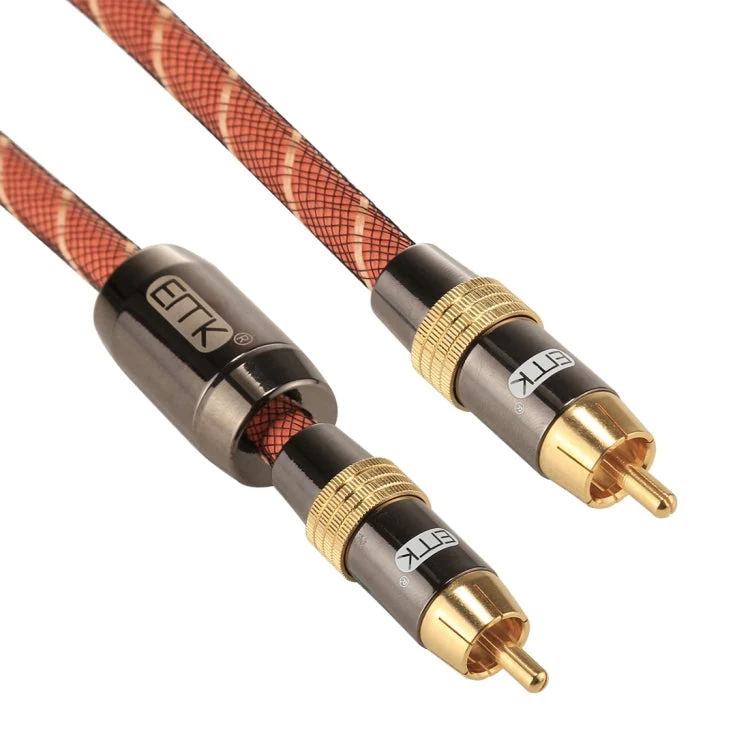 Skanto Skanto | EMK TZ/A 8m OD8.0mm Vergoldeter Metallkopf RCA zu RCA Stecker Digitales Koaxial-Verbindungskabel Audio / Video RCA Kabel