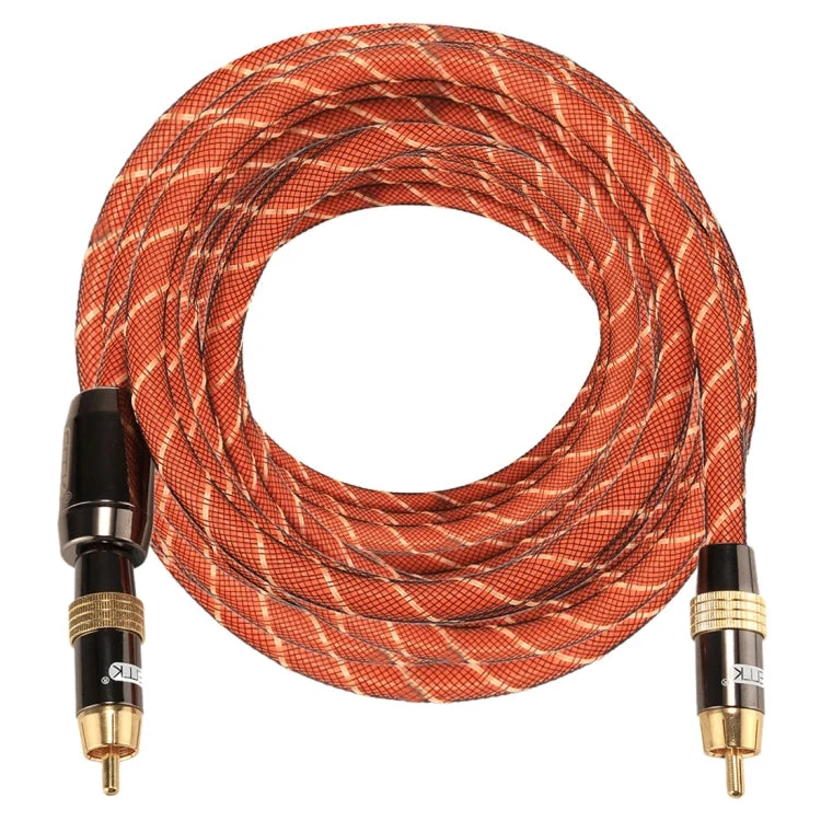 Skanto Skanto | EMK TZ/A 8m OD8.0mm Vergoldeter Metallkopf RCA zu RCA Stecker Digitales Koaxial-Verbindungskabel Audio / Video RCA Kabel