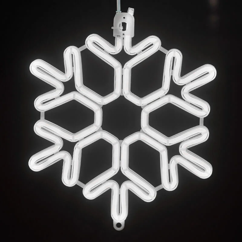 Skanto | Wasserdichte LED-Schneeflocken-Leuchte für festliche Winterdekoration