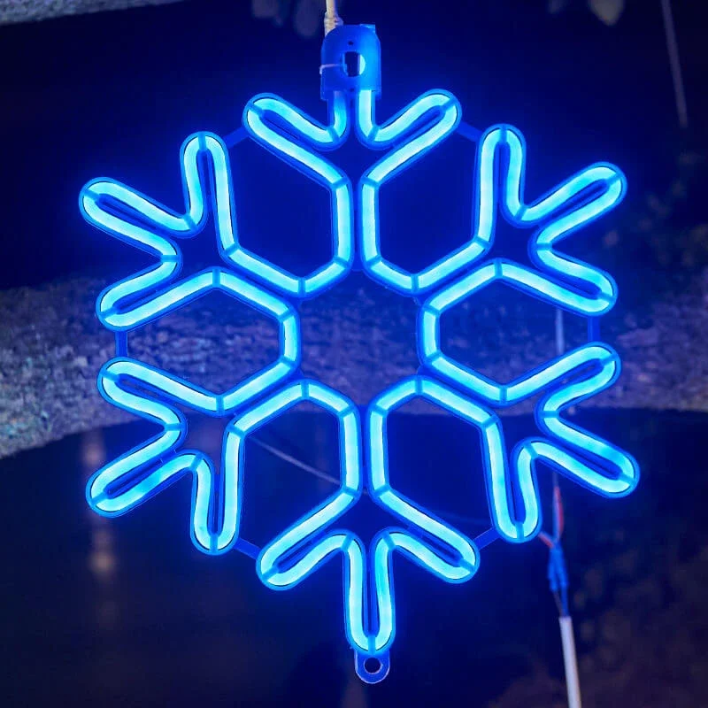 Skanto | Wasserdichte LED-Schneeflocken-Leuchte für festliche Winterdekoration