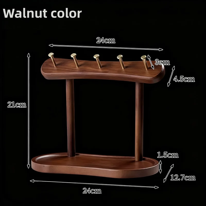 EntryNest™ | Schlüssel- & Schmuck-Organizer aus Massivholz