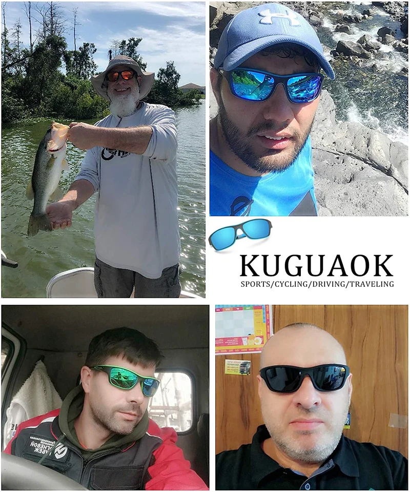Skanto | Outdoor-Sportsonnenbrille mit Blendschutz, polarisierten Gläsern