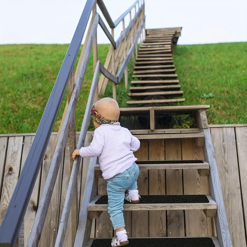 StepGrip™ | 10er-Set rutschhemmende Treppenstreifen