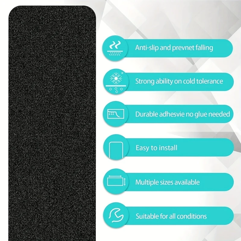 StepGrip™ | 10er-Set rutschhemmende Treppenstreifen