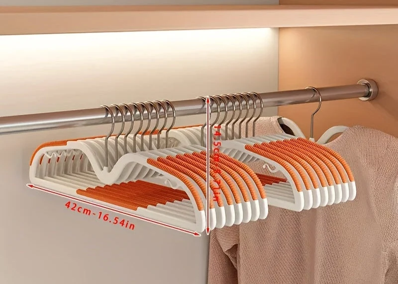 ClosetSlim™ | Platzsparende Kleiderbügel mit drehbarem Haken