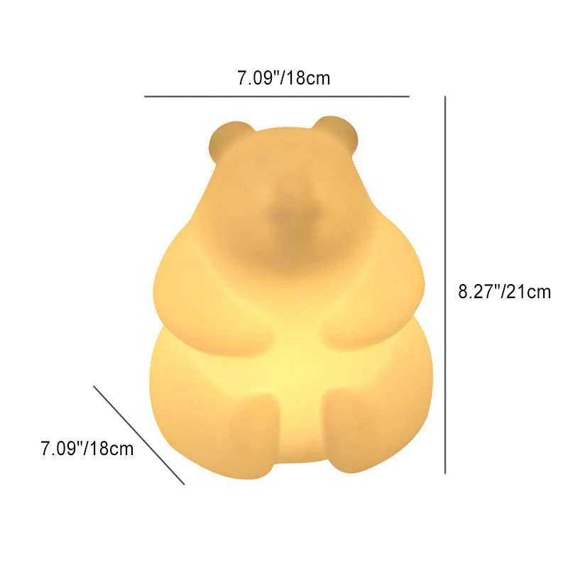 Skanto | Moderne Kreative Bär PE LED Tischlampe für das Wohnzimmer