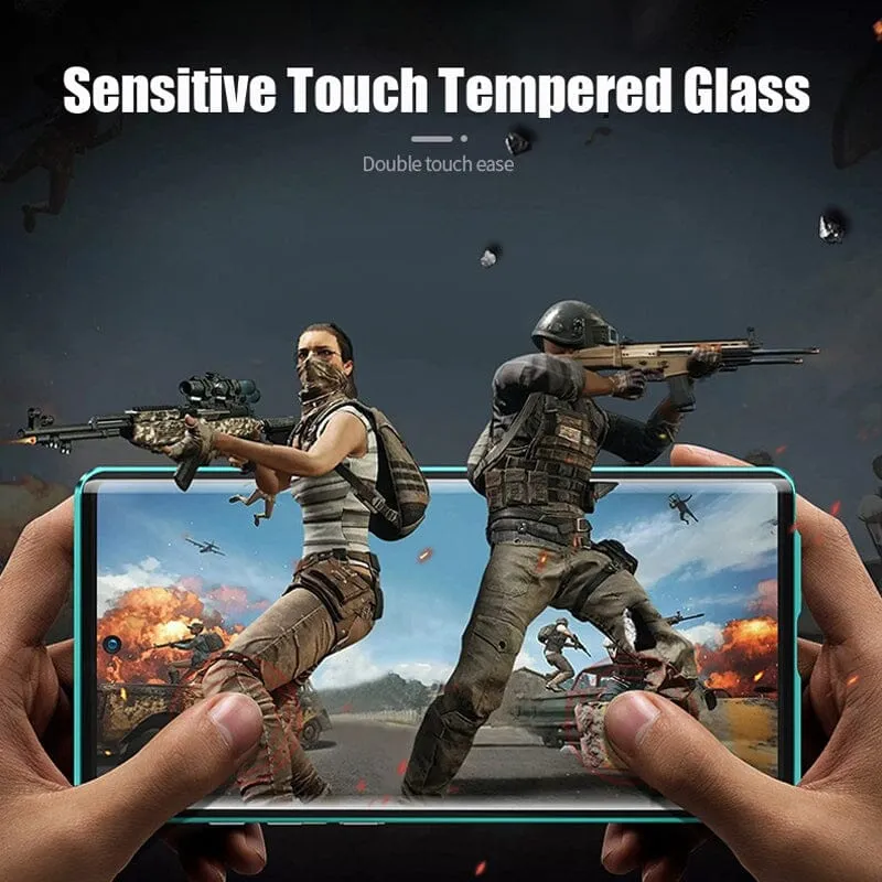 Skanto | Magnetische doppelseitige Handyhülle aus gehärtetem Glas für Samsung