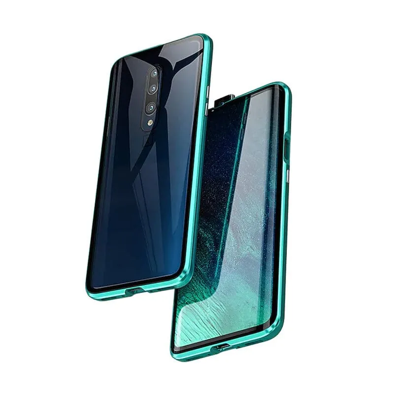 Skanto | Magnetische doppelseitige Handyhülle aus gehärtetem Glas für Samsung