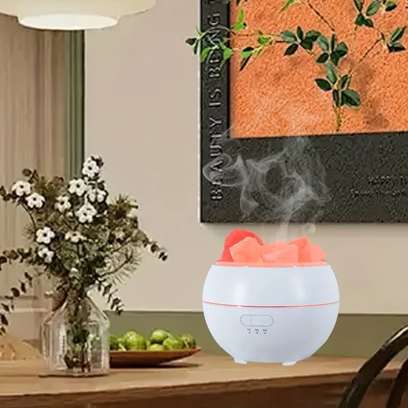 Skanto | Skanto Salzlampen-Diffusor – 3-in-1 Ätherisches Öl Diffusor, Himalaya Salzlampa & Luftbefeuchter
