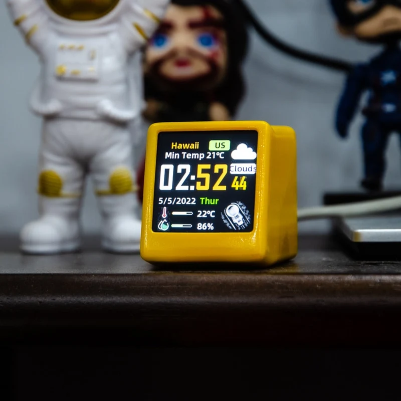 Skanto | Wetterstation Digitale LED Wifi Uhr