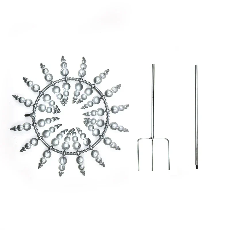 Skanto | Einzigartiger Solar-Kinetischer Metall-Windspinner – Magischer Windfänger für Terrasse, Garten, Rasen Outdoor-Dekoration