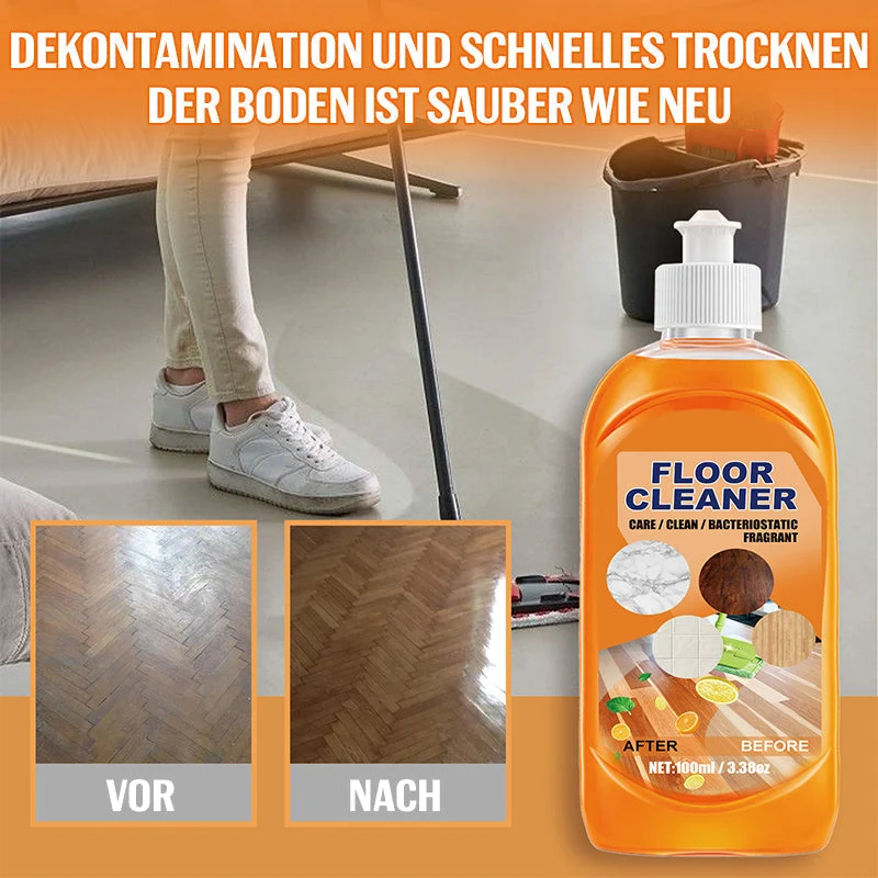 1+1 GRATIS | PureFloor™ | Kraftvoller Bodenreiniger für streifenfreien Glanz