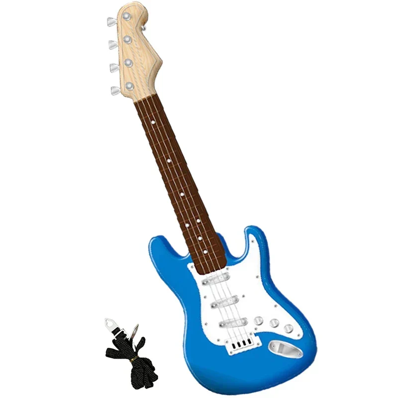 Skanto | 4-Saiten E-Gitarren-Spielzeug für Kinder – Tragbares Musikinstrument, perfektes Geschenk für junge Musiker