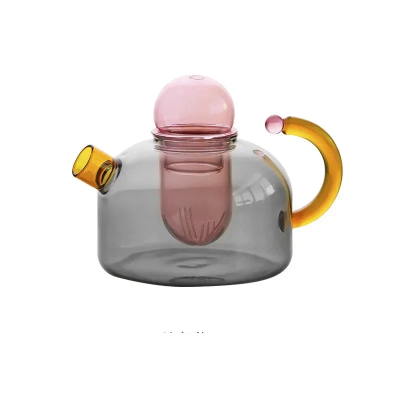 Skanto | Teegeschirr aus Glas in Kontrastfarben