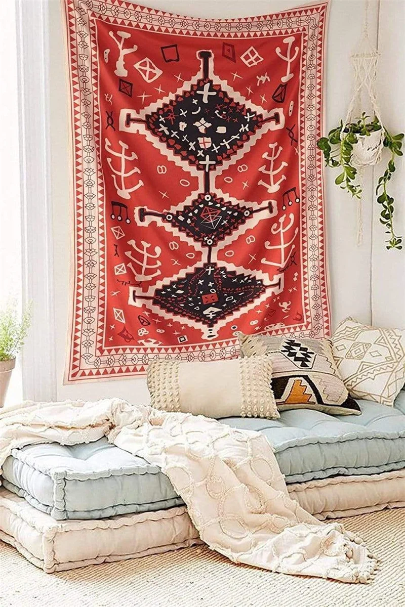 Skanto | Marokkanischer Totem Wandteppich