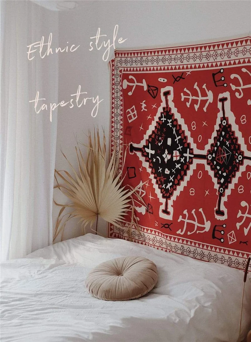 Skanto | Marokkanischer Totem Wandteppich