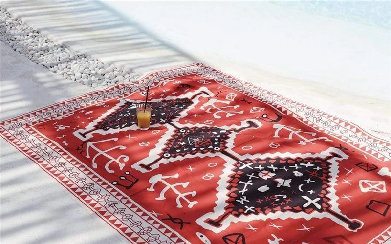 Skanto | Marokkanischer Totem Wandteppich