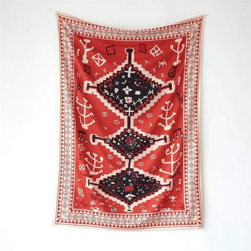 Skanto | Marokkanischer Totem Wandteppich