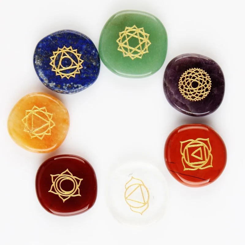 Skanto | Chakra Heilsteine 7-teiliges Set