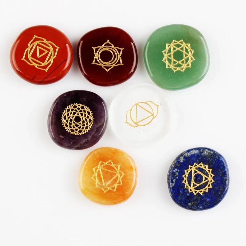 Skanto | Chakra Heilsteine 7-teiliges Set