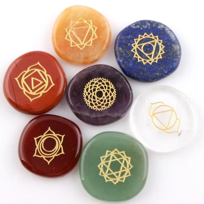 Skanto | Chakra Heilsteine 7-teiliges Set