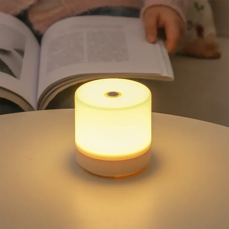 Skanto | Kreative USB Nachttischlampe - Berührungsdimmbare LED-Nachtleuchte für Schlafzimmer & Wohnheim