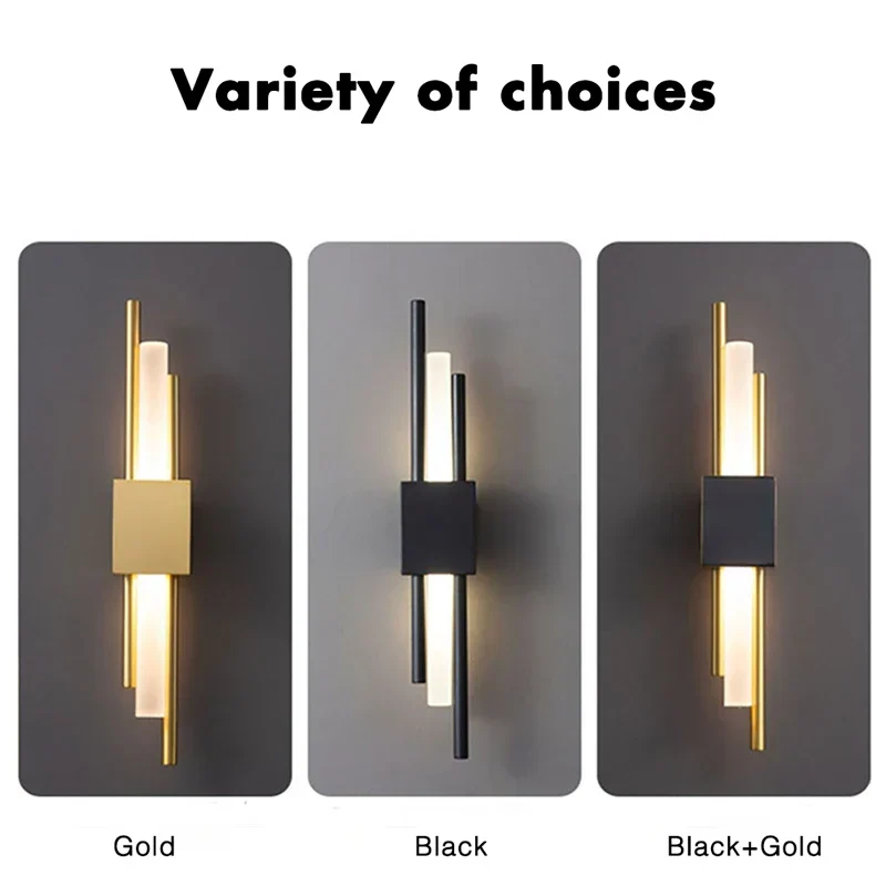 Skanto Skanto | Moderne LED-Wandleuchte: Innenbeleuchtung für Zuhause, Schlafzimmer, Nachttisch, Wohnzimmer, Hotel und Flurdekoration