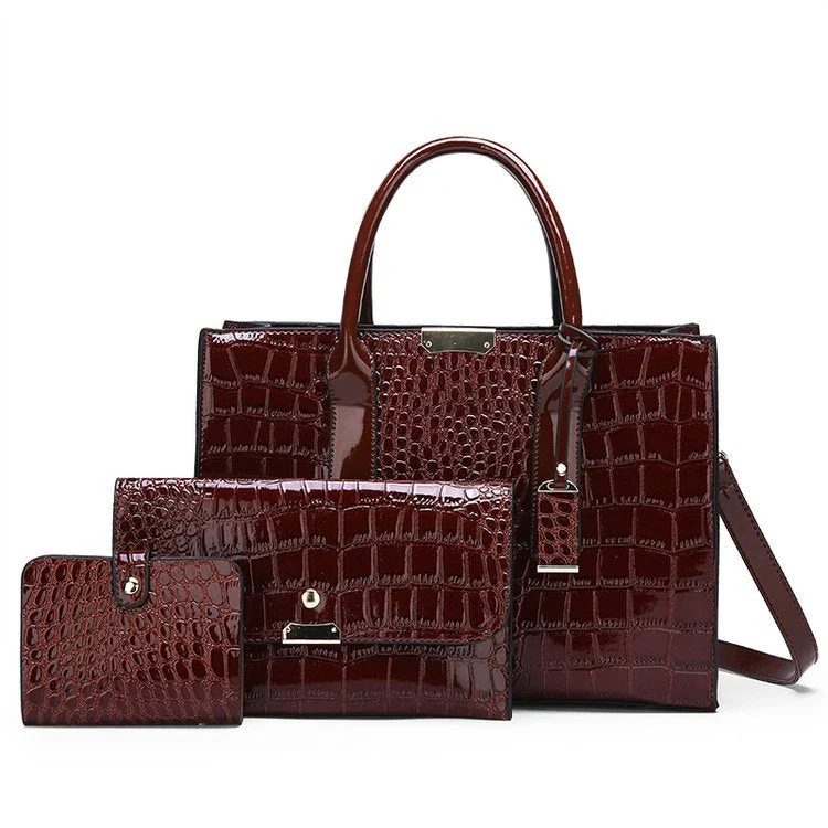 Skanto | Tasche mit Krokoprägung