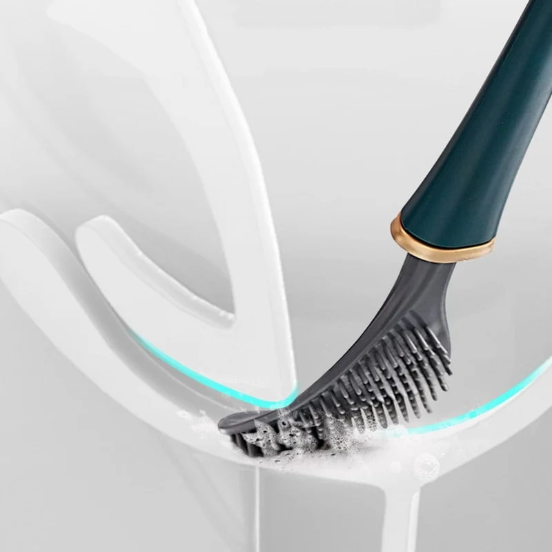 Skanto | Moderne flexible Silikon-Toilettenbürste