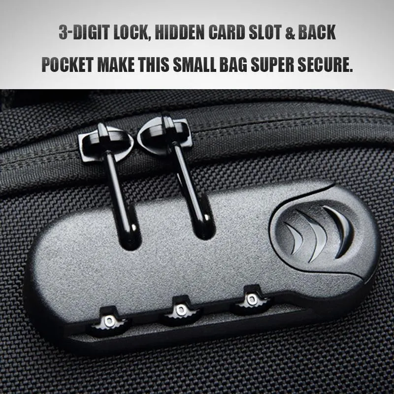 Skanto | Anti-Diebstahl-Rucksack mit 3-stelligem Schloss