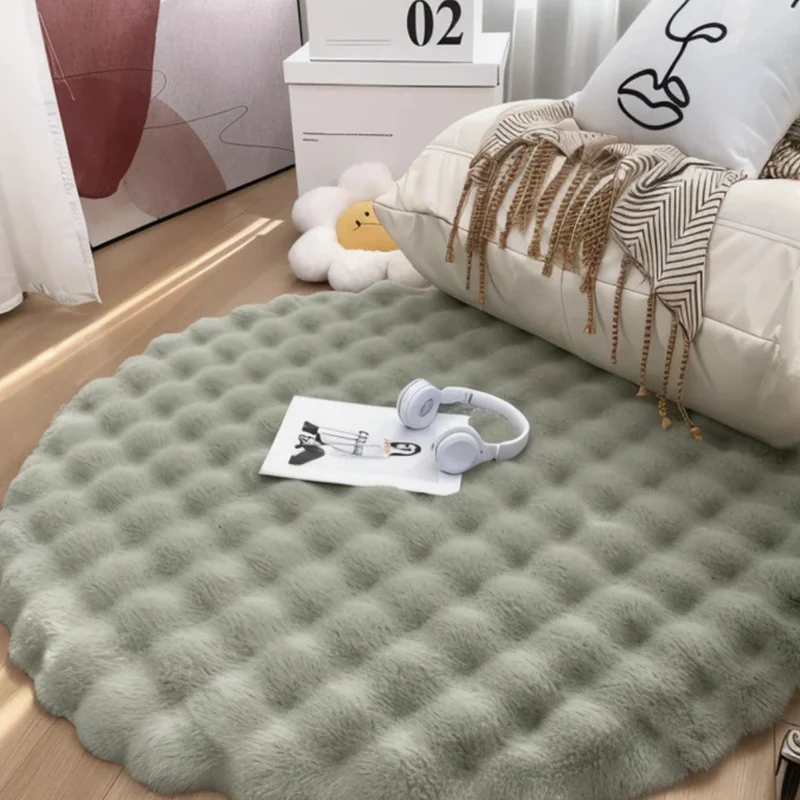 CloudNest™ | Rundes Fleece-Teppich