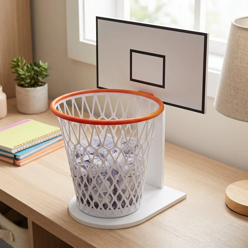 HoopBin™ | Basketball Papierkorb für Schreibtisch